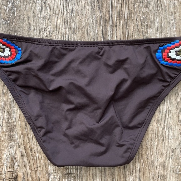 Lucky Brand Aztec Bikini Swimsuit Bottom Brown XS - Picture 4 of 4
